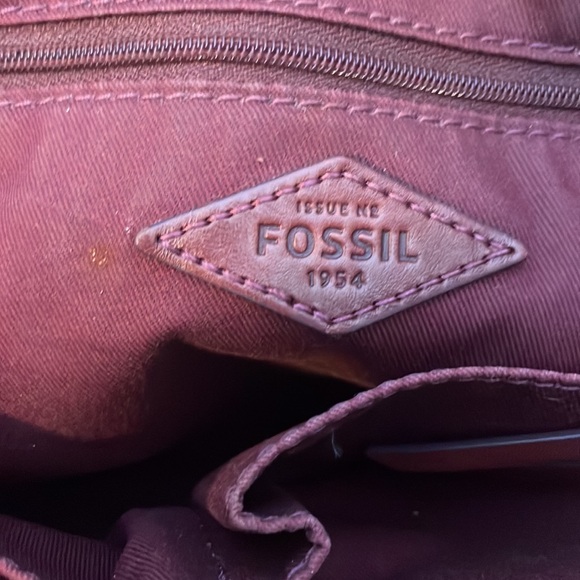 FOSSIL EMMAT TOTE - BEAUTIFUL SOFT LEATHER IN COGNAC - Picture 11 of 11